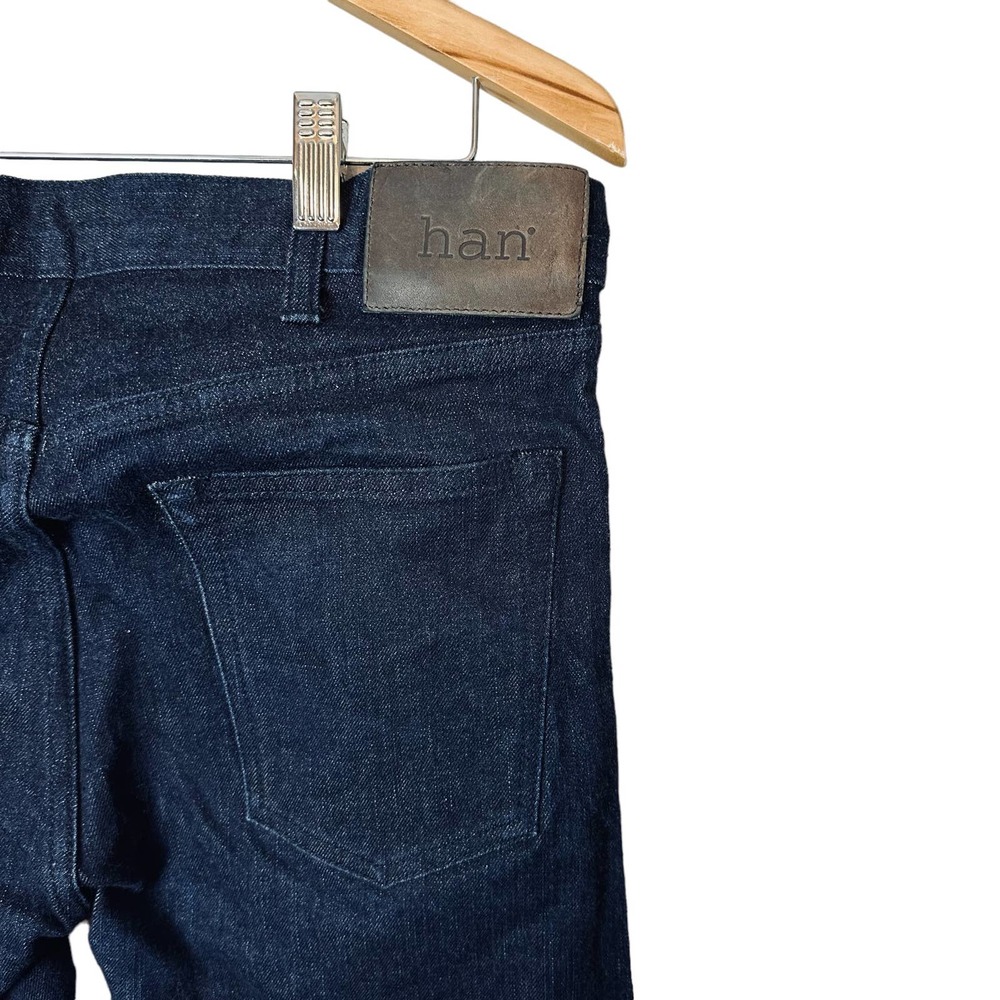 Han Kjobenhavn Slim Japanese Selvage Denim Tapered Dark Wash Size 32 Regular